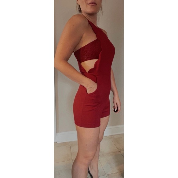 Jovani Romper Red - Picture 3 of 7